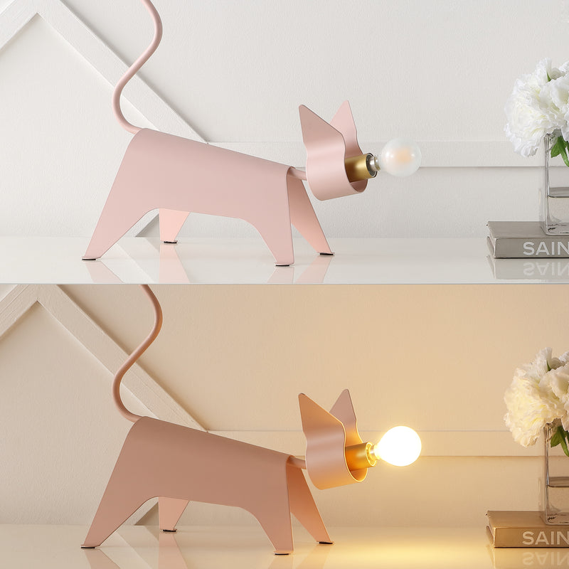 Iron Feline Kids' Lamp