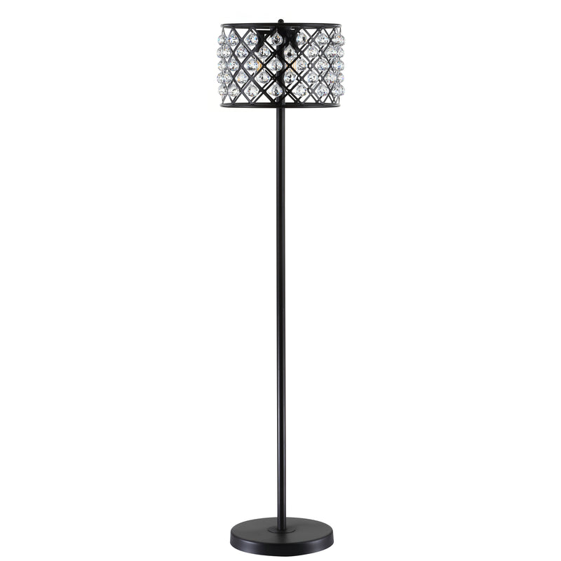 Lisette 60" Crystal/Metal LED Floor Lamp