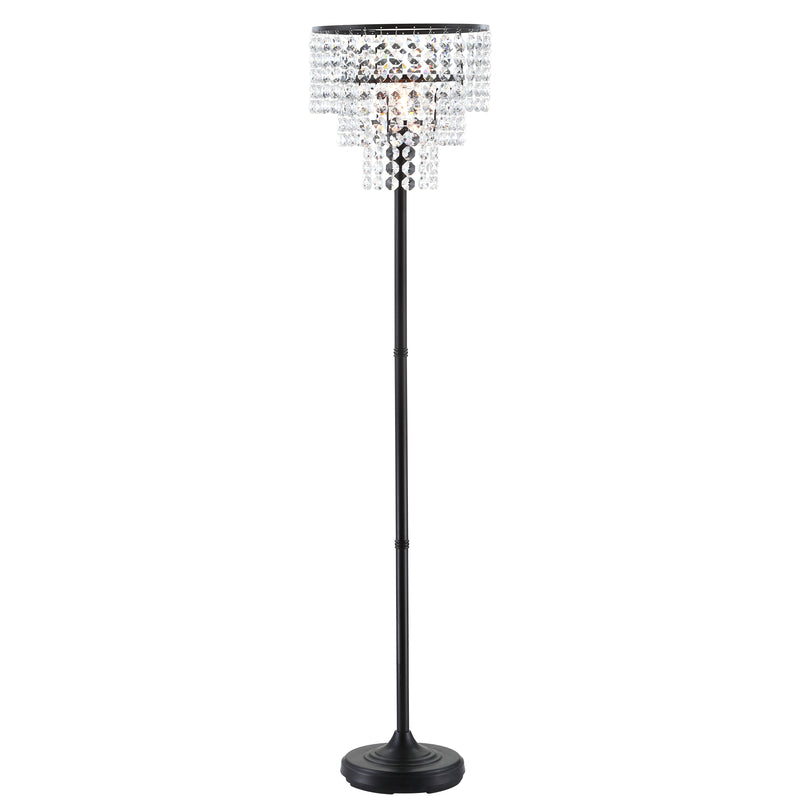 Serena 60" Crystal/Metal Floor Lamp