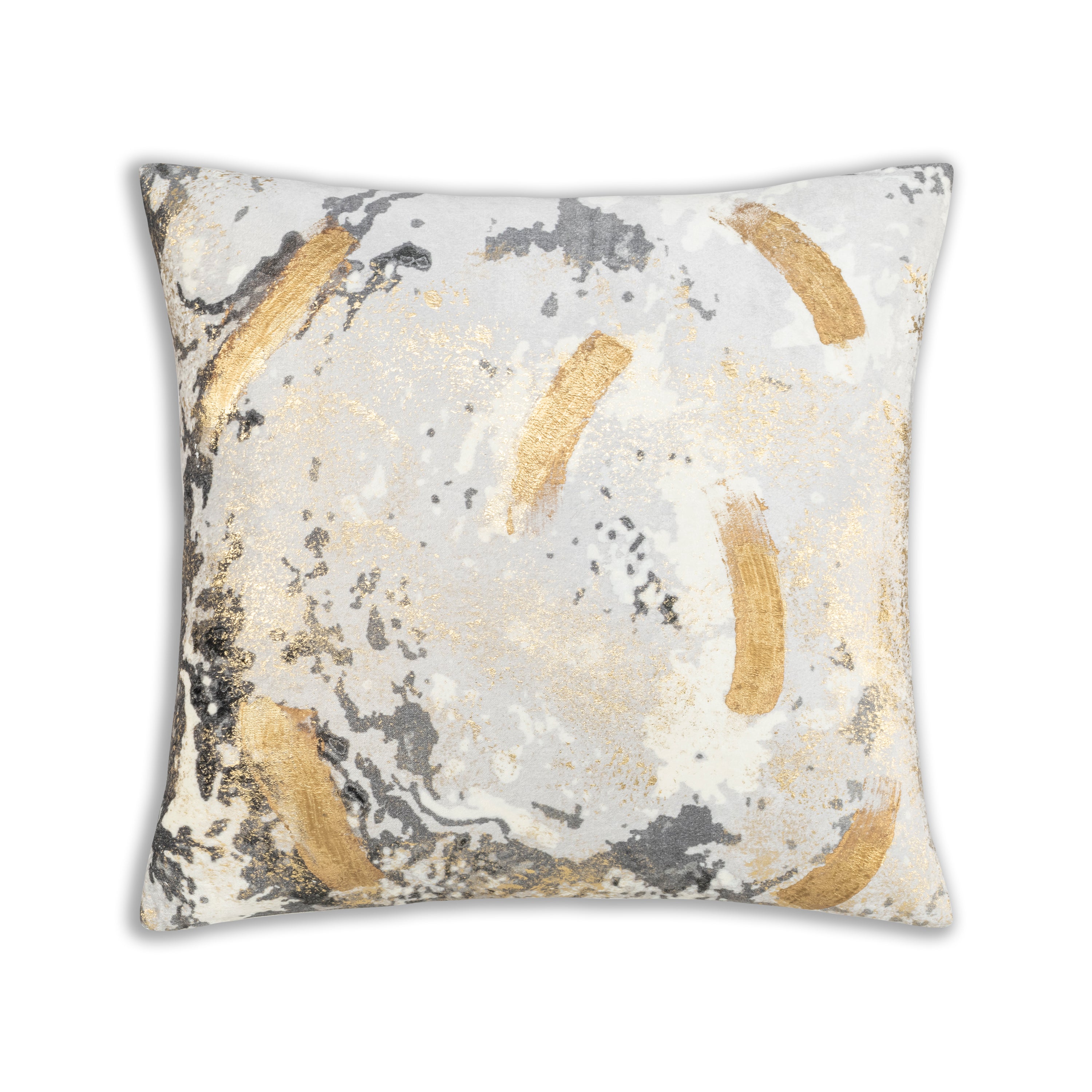 Lahana Ivory Grey Pillow - 20" x 20"