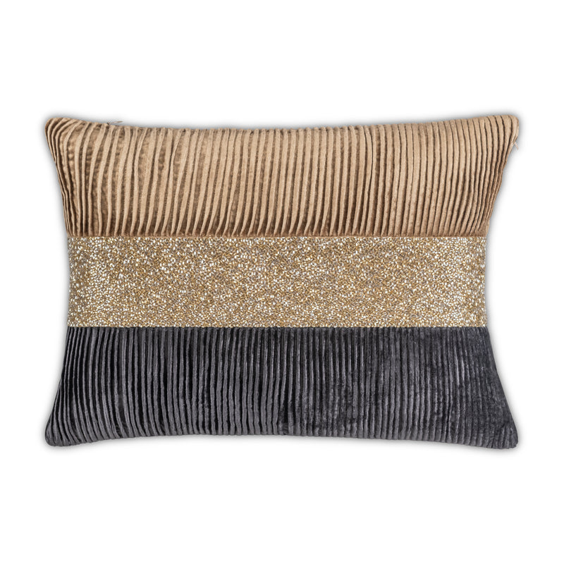 Layla Charcoal Stone Lumbar Pillow
