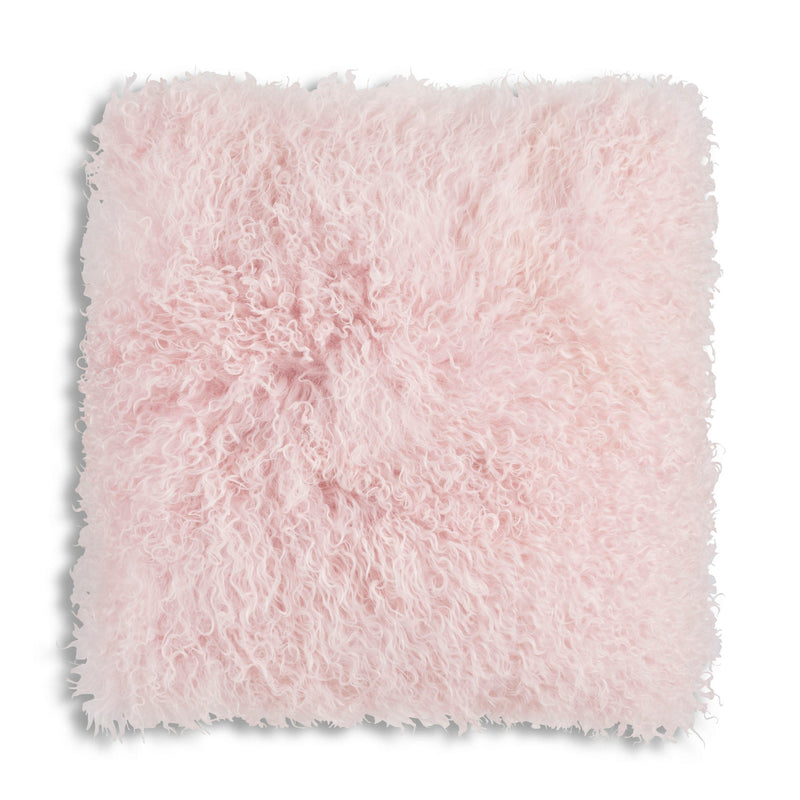 Luna Pink Fur Pillow