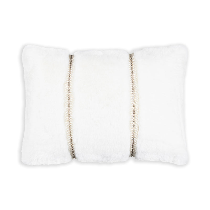 Lux Faux Fur Lumbar Pillow