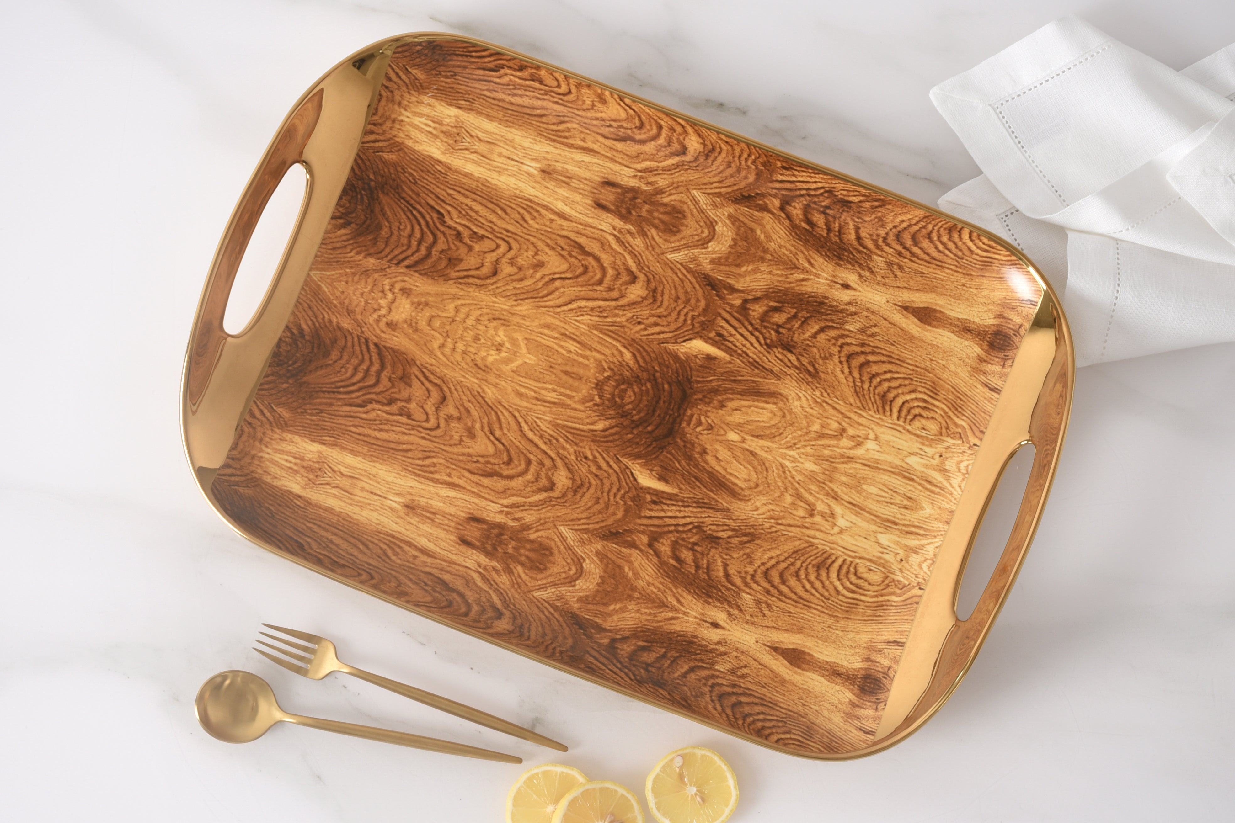 Madera Serving Tray with Handles