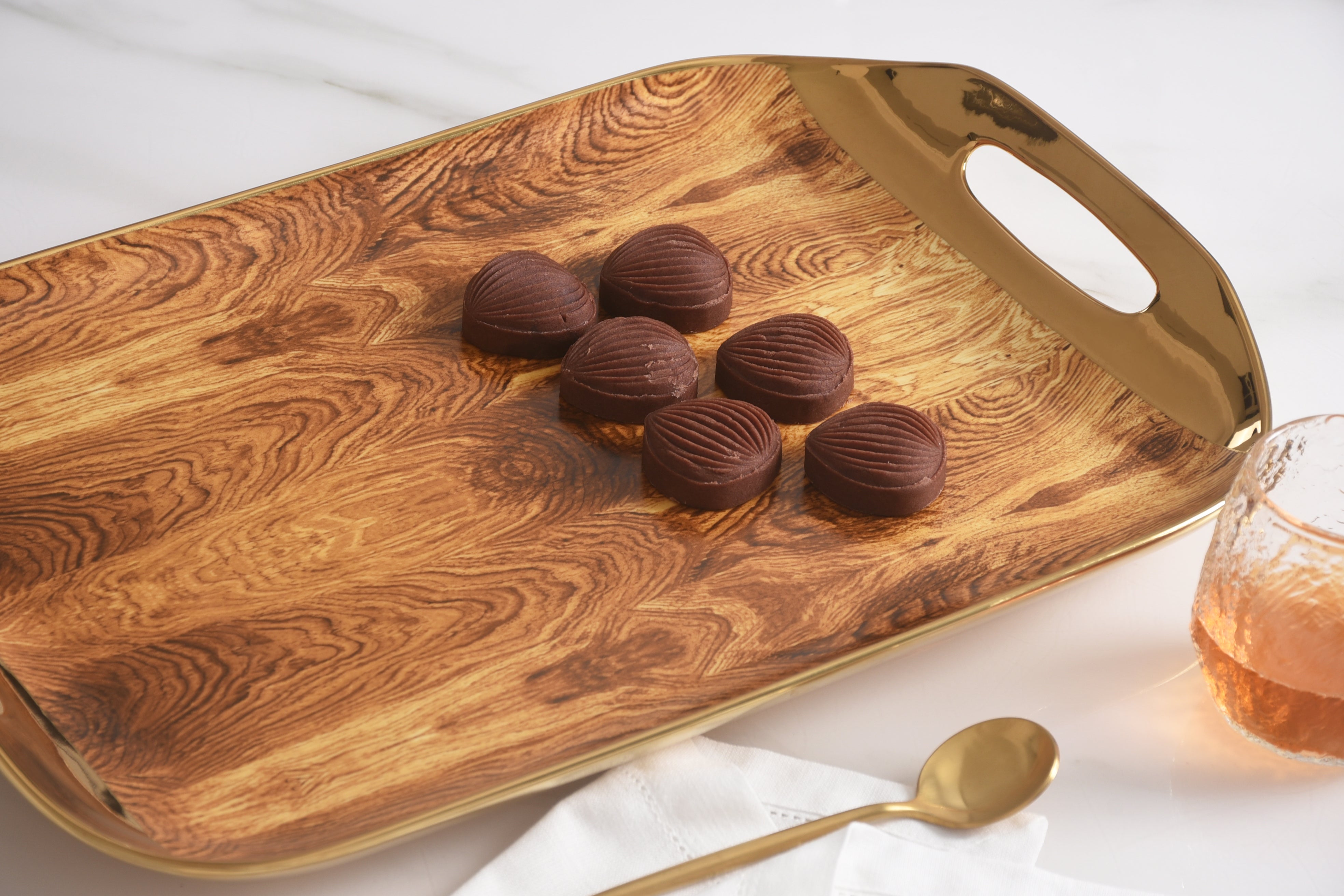 Madera Serving Tray with Handles