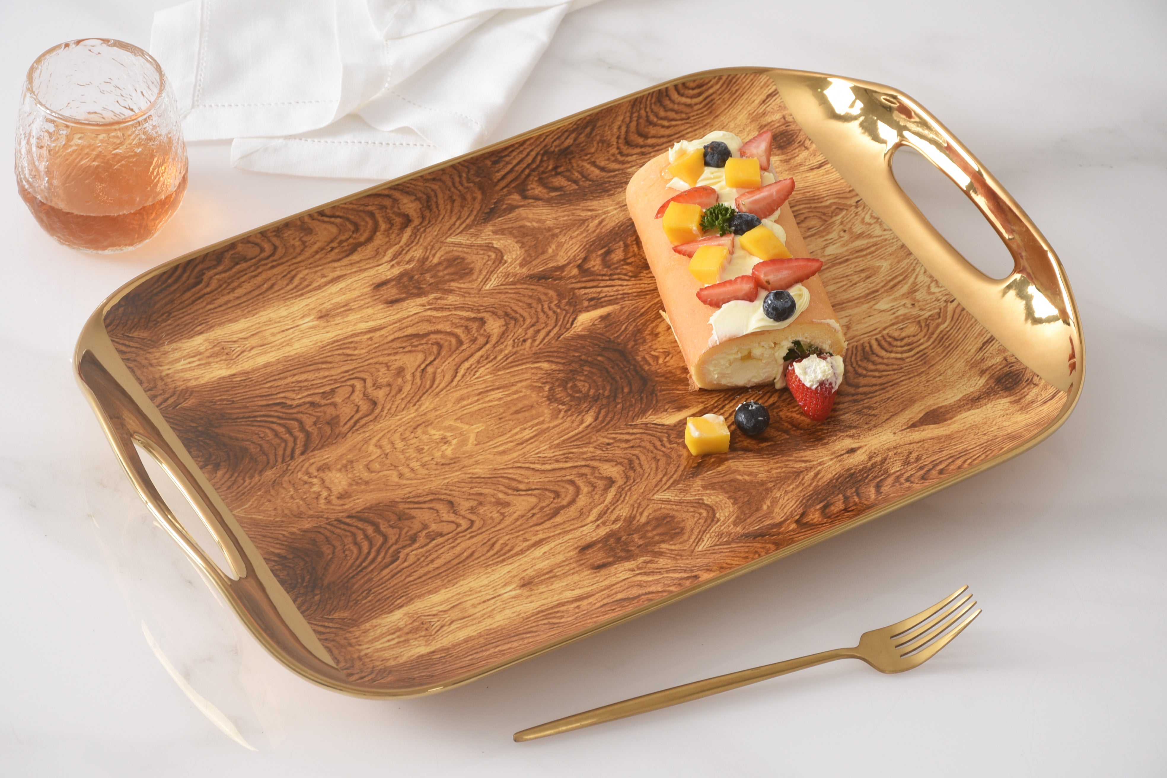 Madera Serving Tray with Handles