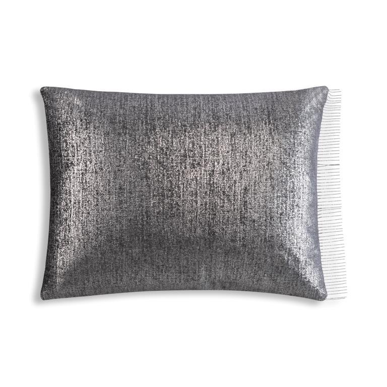 Maya Charcoal Velvet Pillow