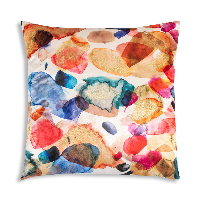 Otto Abstract Multi Velvet Pillow