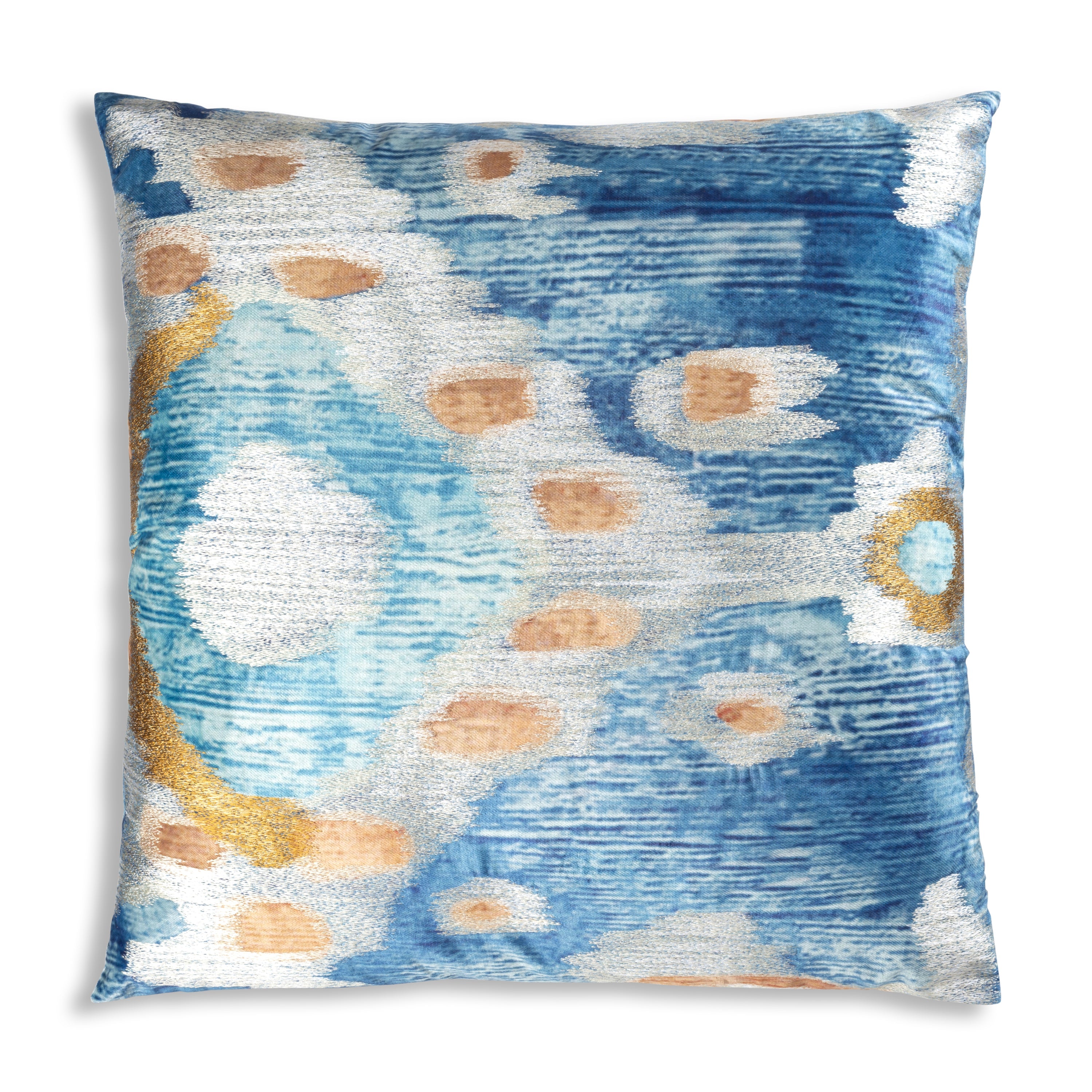 Serino Blue Velvet Pillow