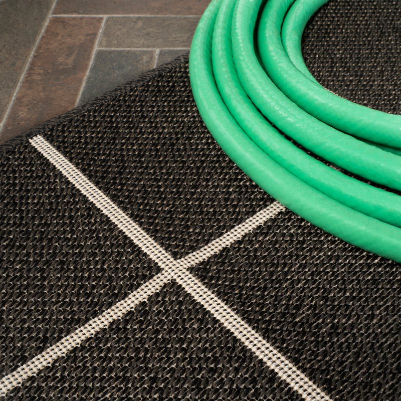 Modern Squares Indoor/Outdoor Area Rug (2 Colors, 5 Sizes)