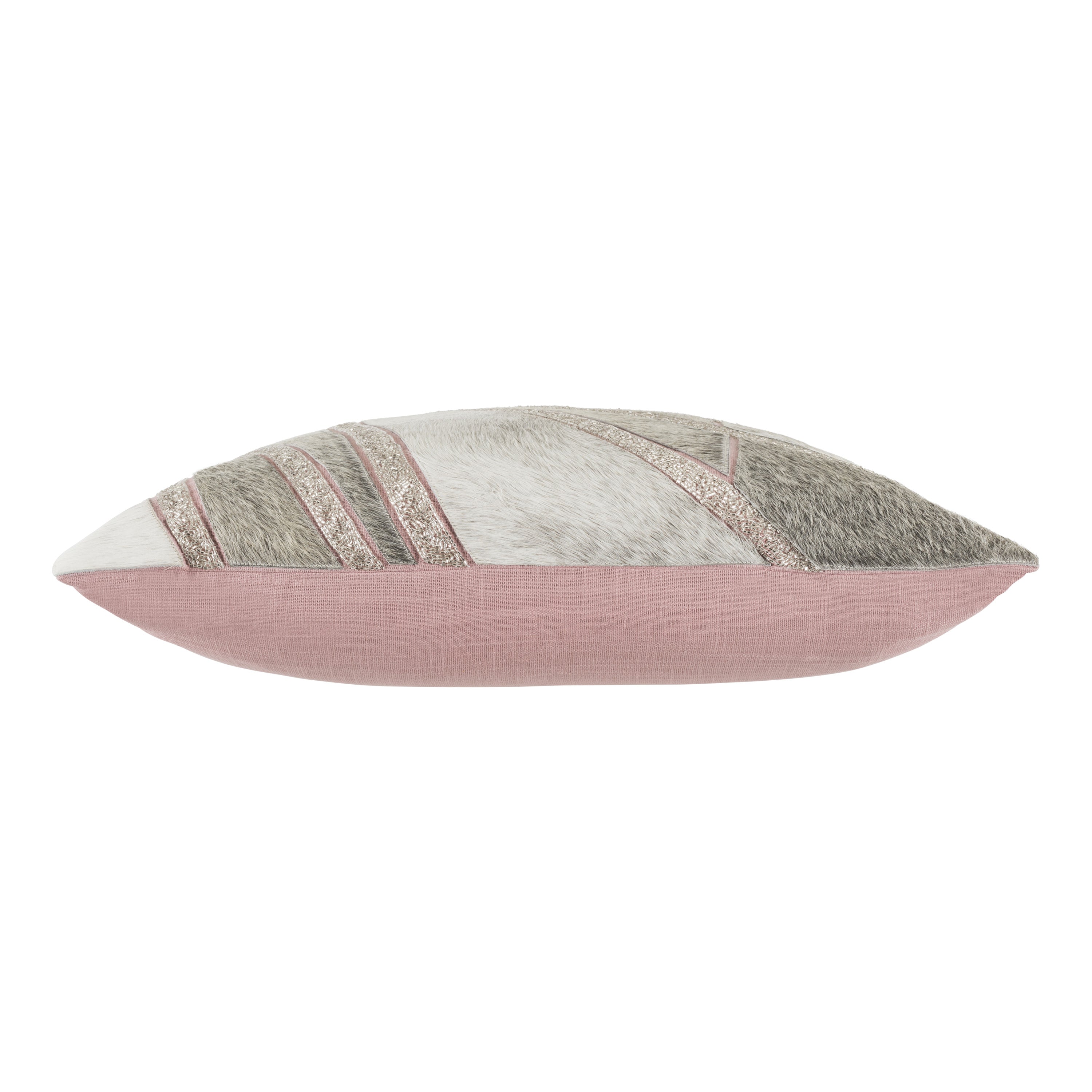 Theo Pink Hide Pillow