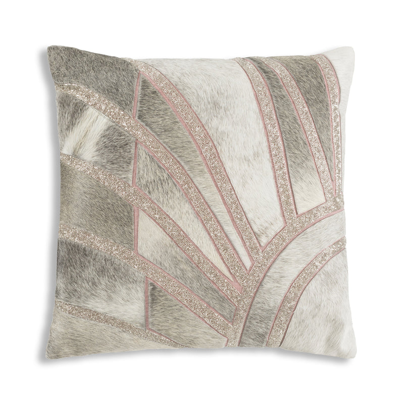 Theo Pink Hide Pillow