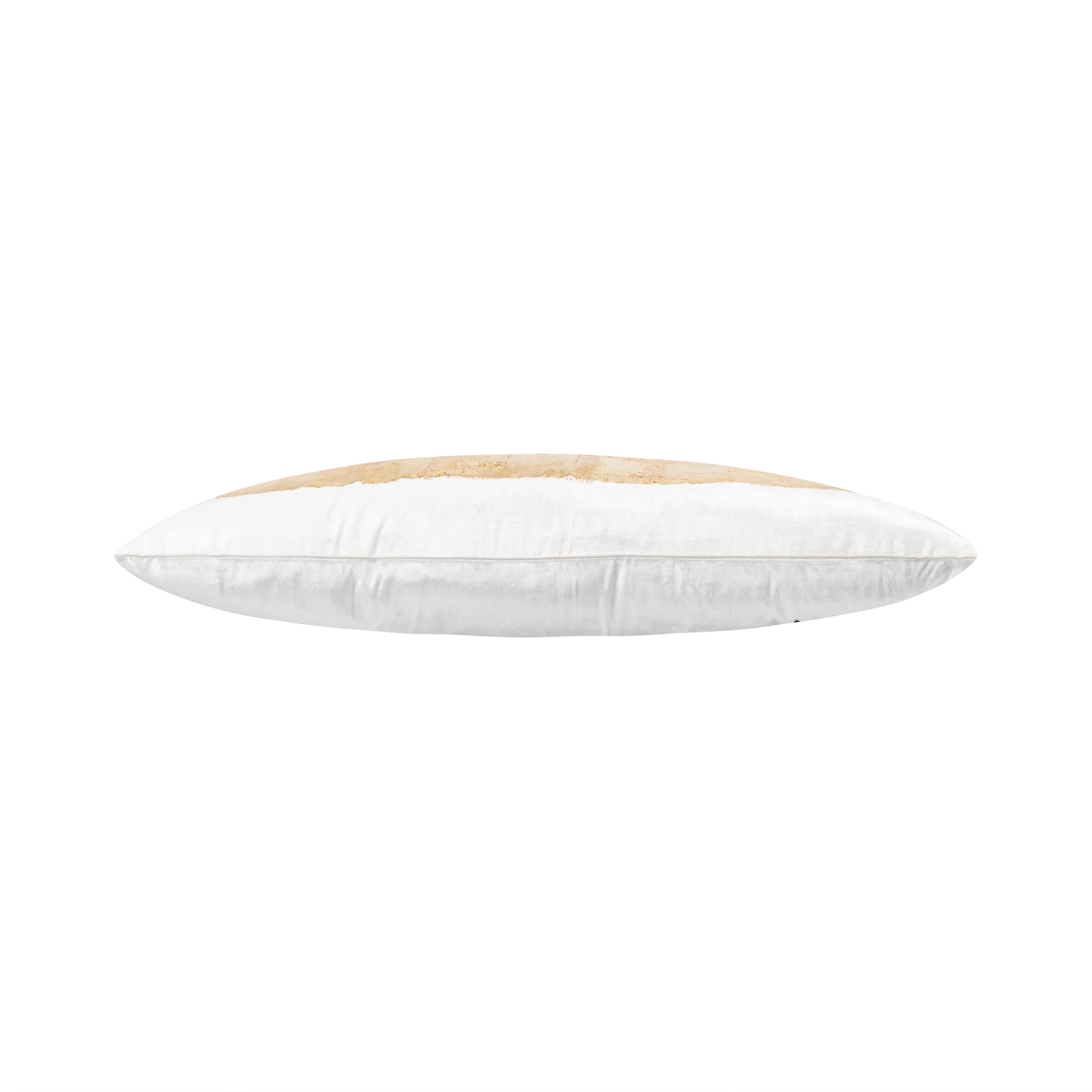 Verona Ivory Gold Velvet Pillow