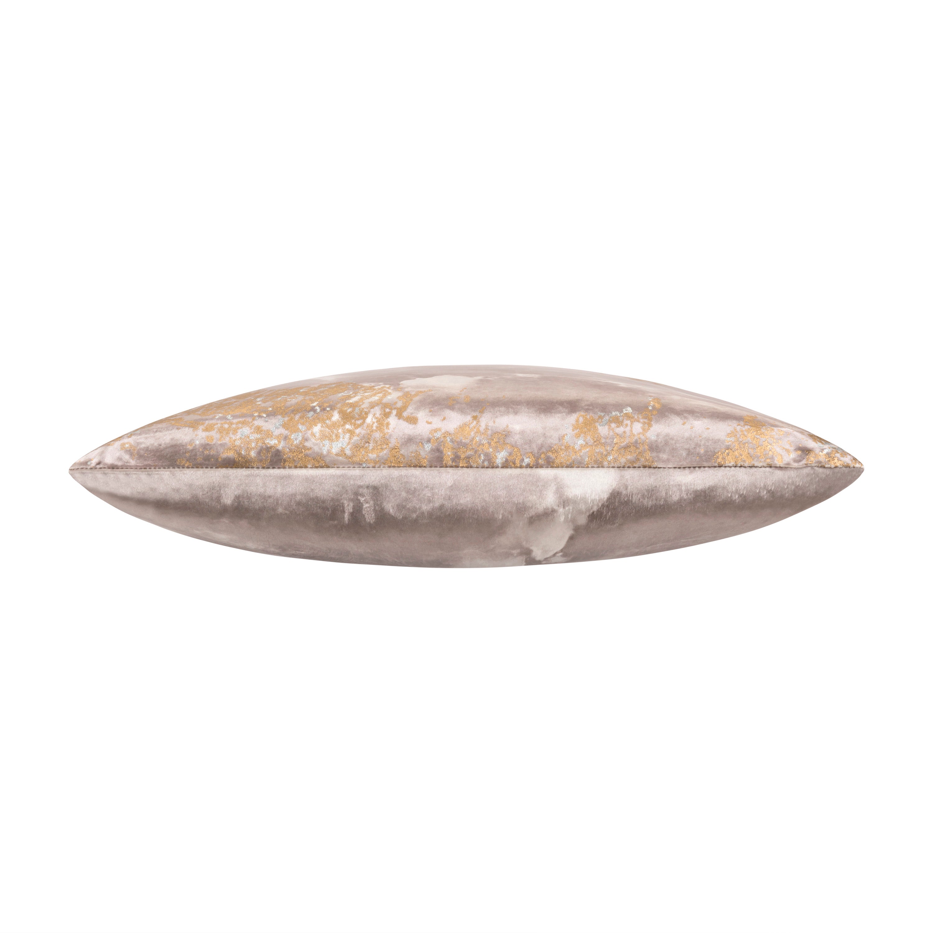 Zen Gold Silver Velvet Pillow