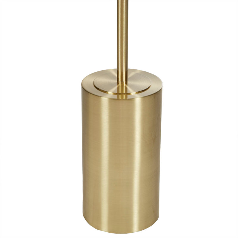 Gold 3-Light Metal Floor Lamp