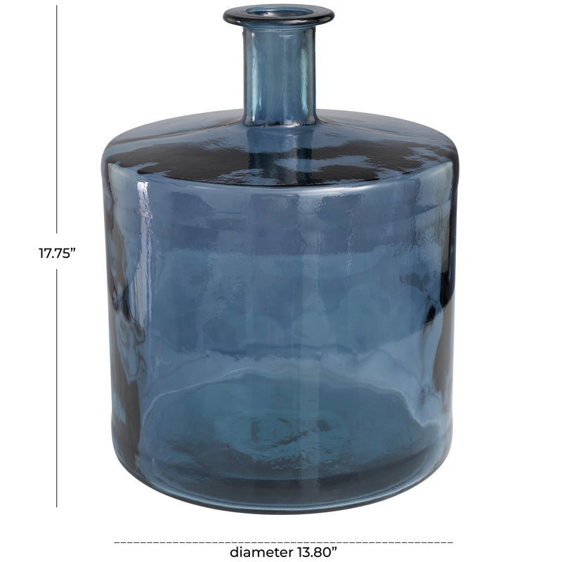 Recycled Glass Spanish Bottleneck Vase ( 2 Colors)