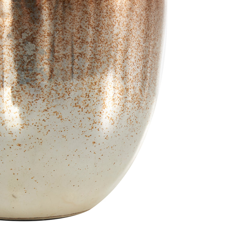Copper Glass  Speckled Ombre Decorative Jars ( 2 Shapes)