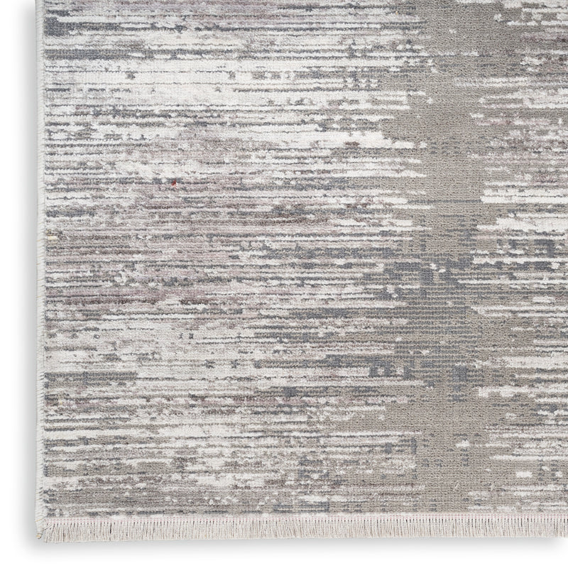 Modern Abstract Area Rug - Grey White