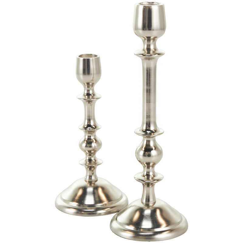 Set of 2 Metal Candle Holders (2 Colors)