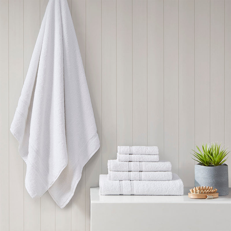 6 Piece Ultimate Comfort Cotton Towel Set (3 Colors)