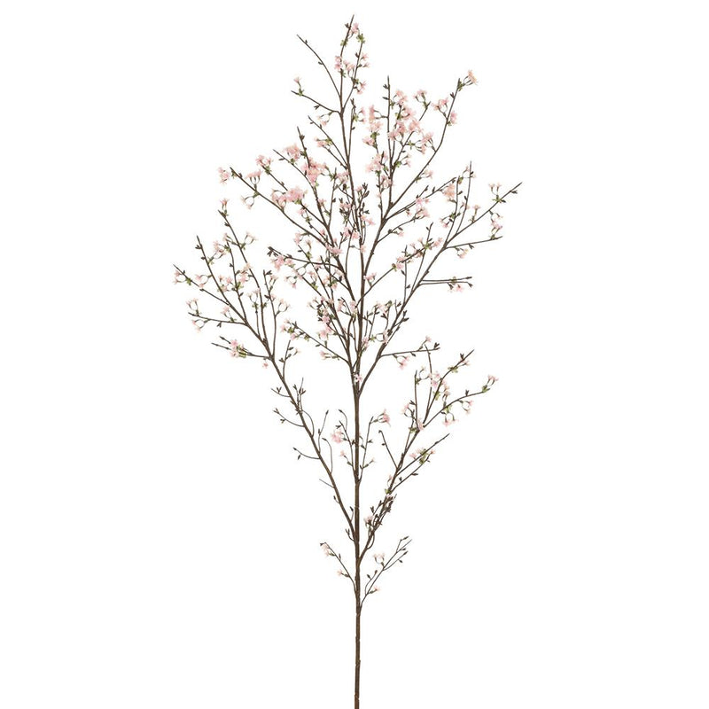 56" Soft Pink Cherry Blossom Tree Branch