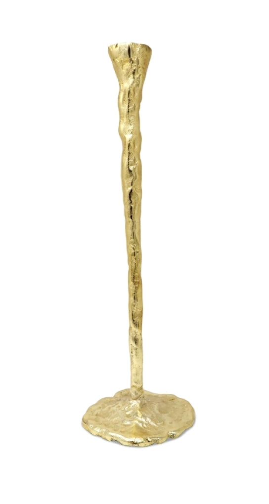 Gold Natural Taper Candle Holder (2 Sizes)