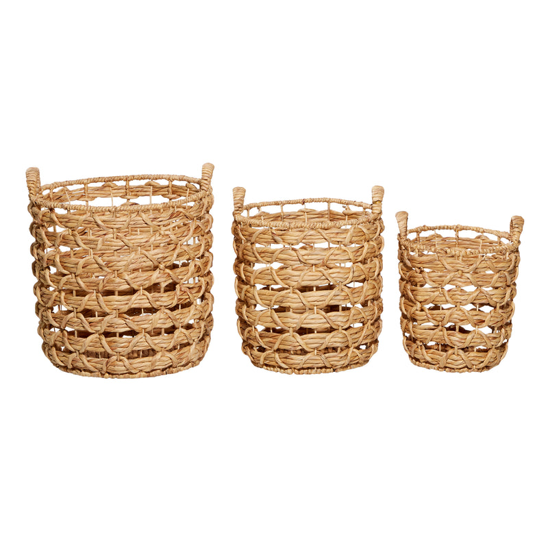 Storage Basket with Handles (Set of 3)