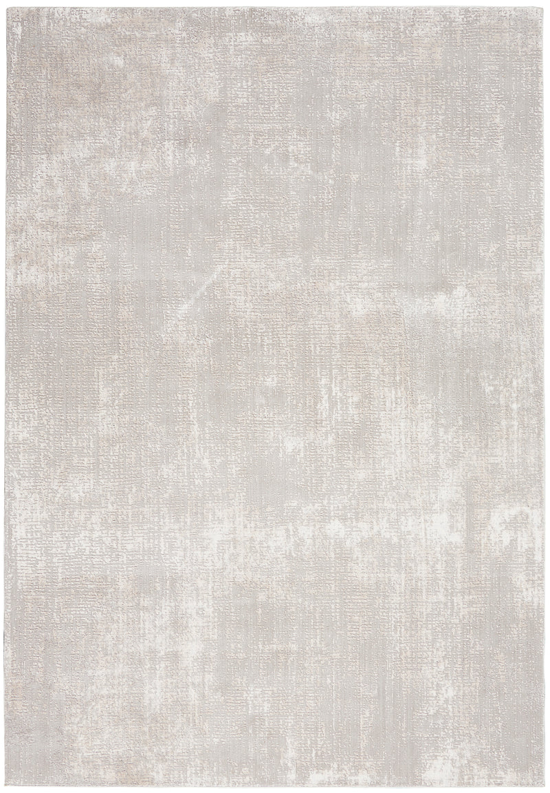 Sleek Textures Area Rug - Ivory/Grey