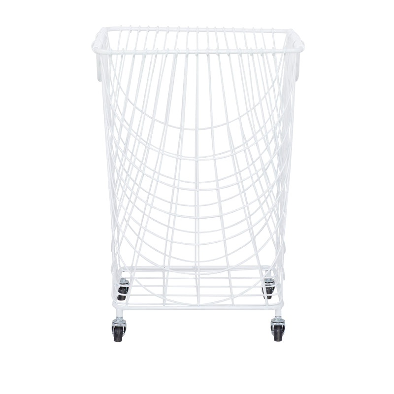 Metal Rolling Laundry Basket/Storage Cart (3 Colors)