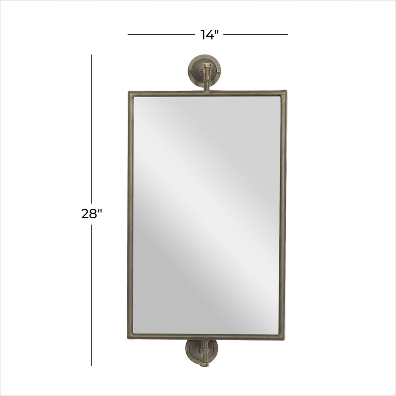 Metal Dimensional Wall Mirror (2 Colors)