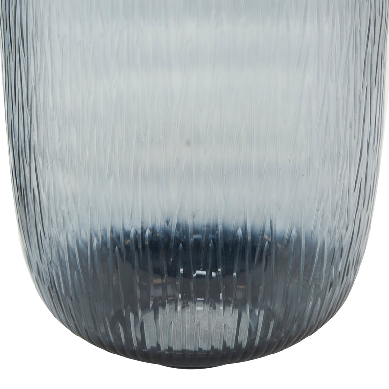 Ombre Glass Textured Vase, Set of 2