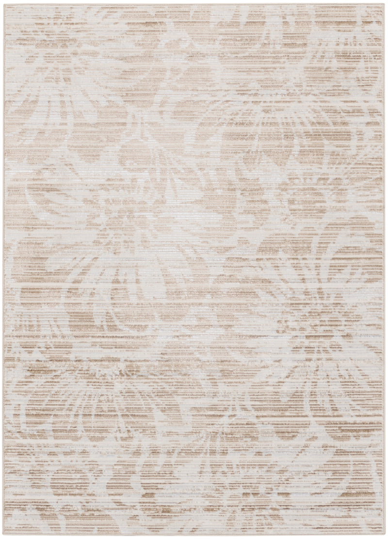 Inspire Me! Home Décor Iliana Area Rug - Ivory Grey with Gold Accents