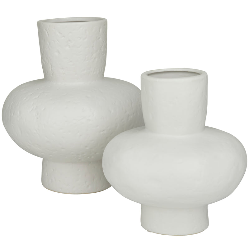 Ceramic Gourd Style Vase (Set of 2)