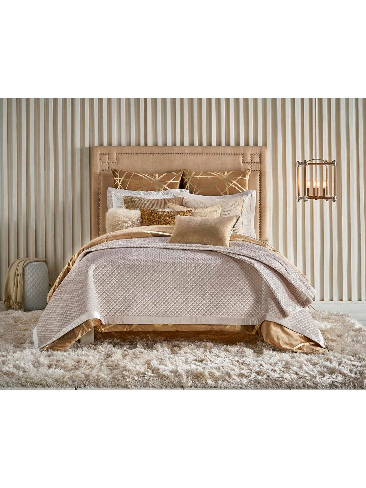 Amani Light Beige Quilt Set (2 sizes)-Inspire Me! Home Decor