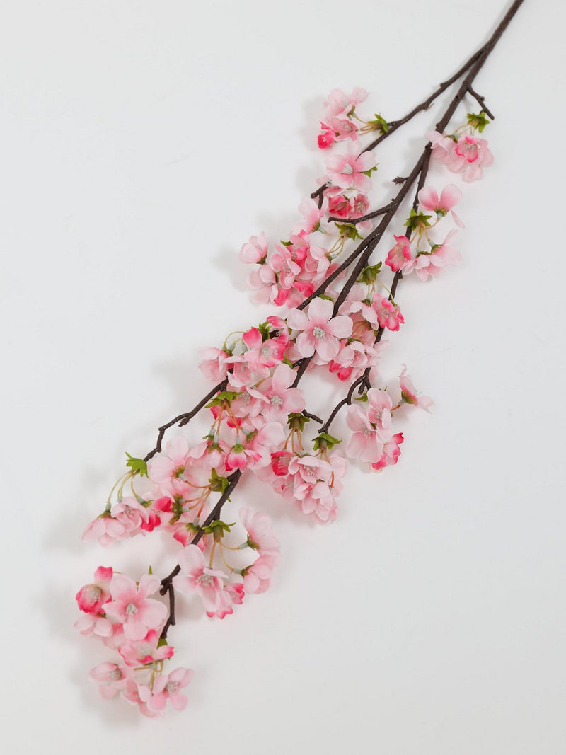 36" Pink Cherry Blossom Stem