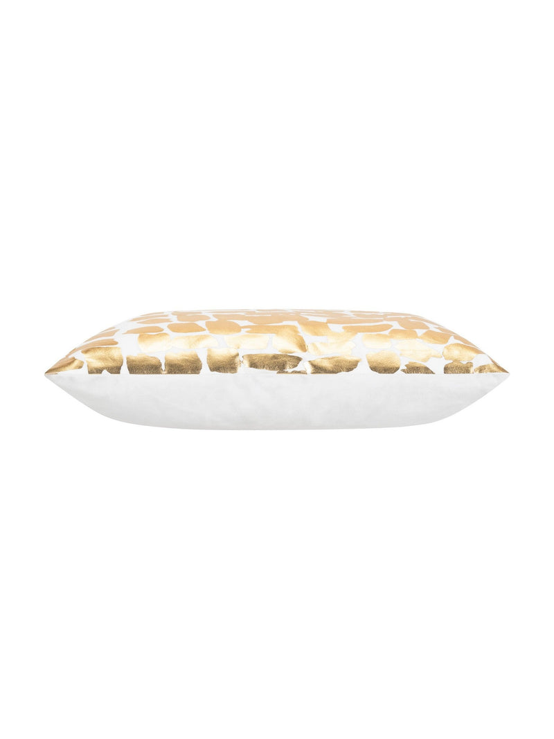 Becca Ivory and Gold Pillow - 20" x 20"