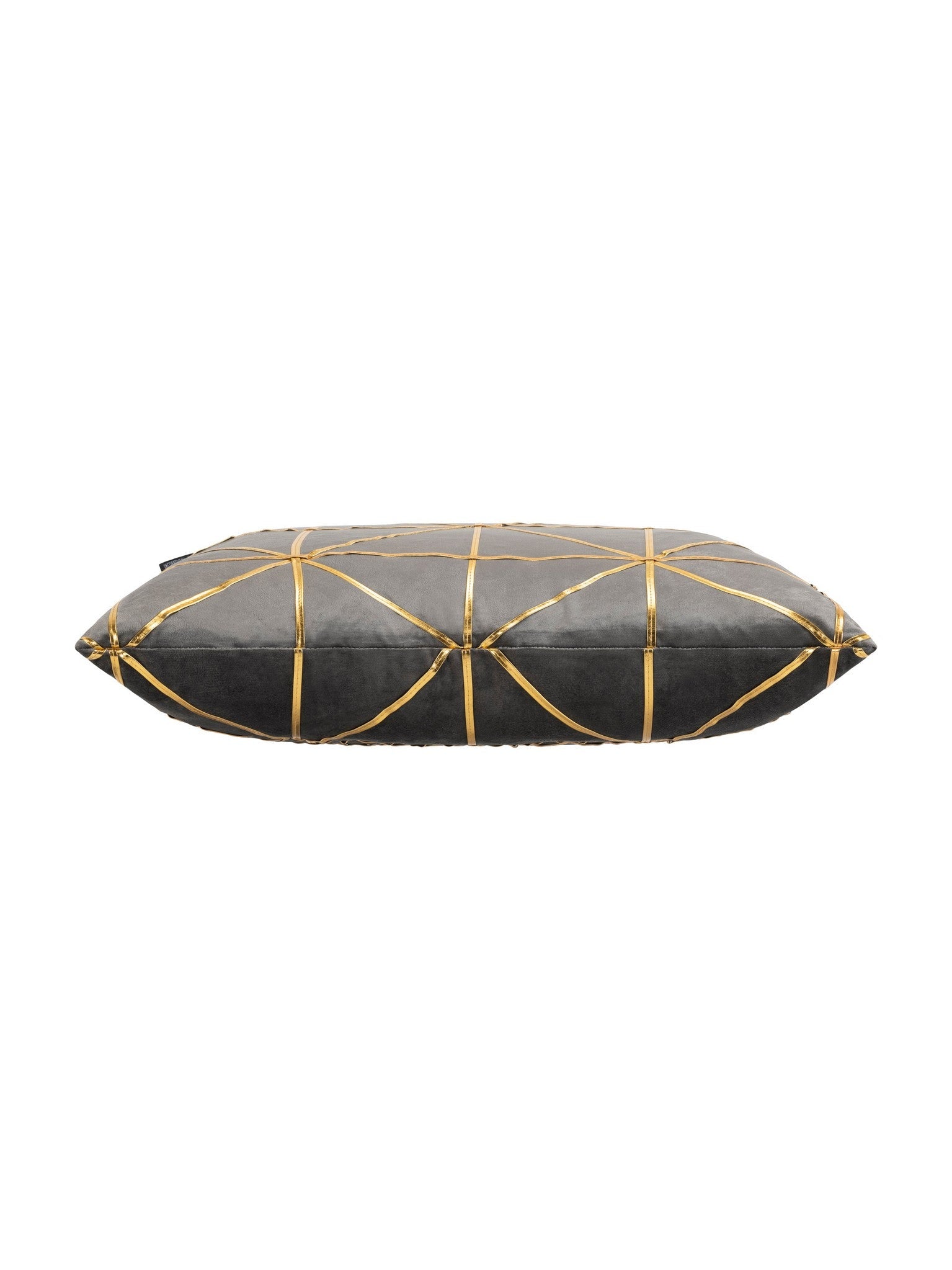 Sera Charcoal Gold Pillow - 20" x 20"