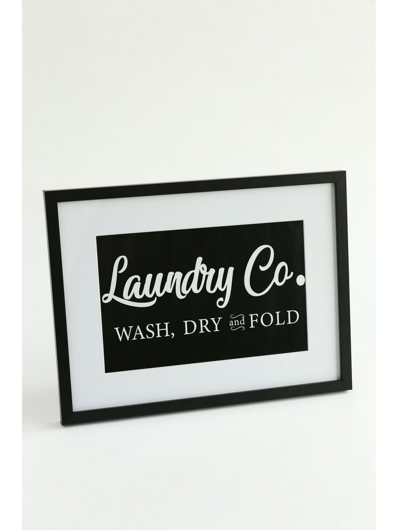 Laundry Co. Framed Sign-Inspire Me! Home Decor