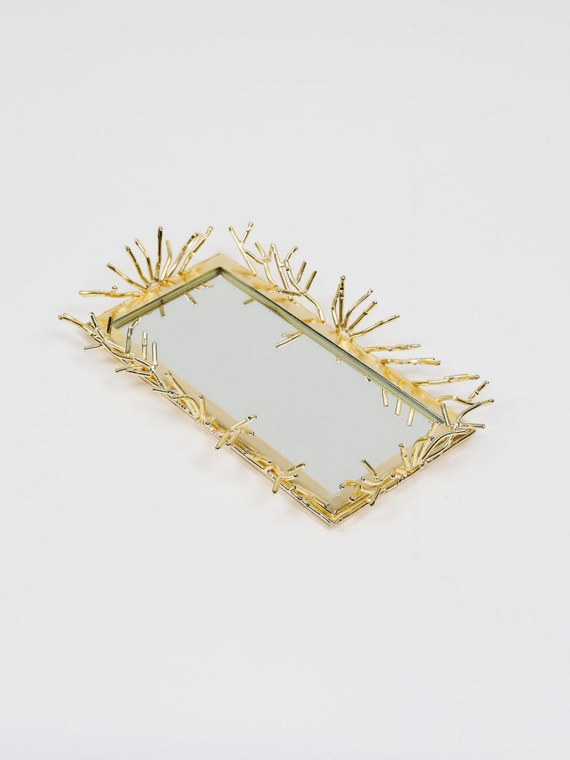 Rectangular Decorative Mirror Tray