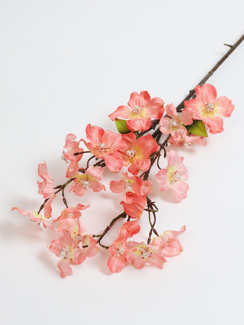 36" Two Tone Cherry Blossom Stem with Pearls