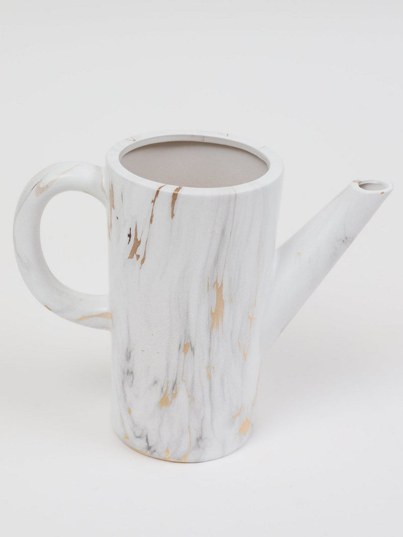 Ceramic Marble Watering Can/Pitcher