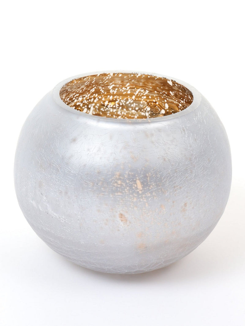 Crackled Glass Vase (2 Styles)