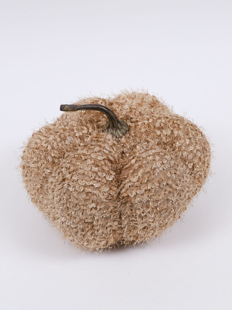 Beige Fringe Pumpkin (3 Sizes)-Inspire Me! Home Decor