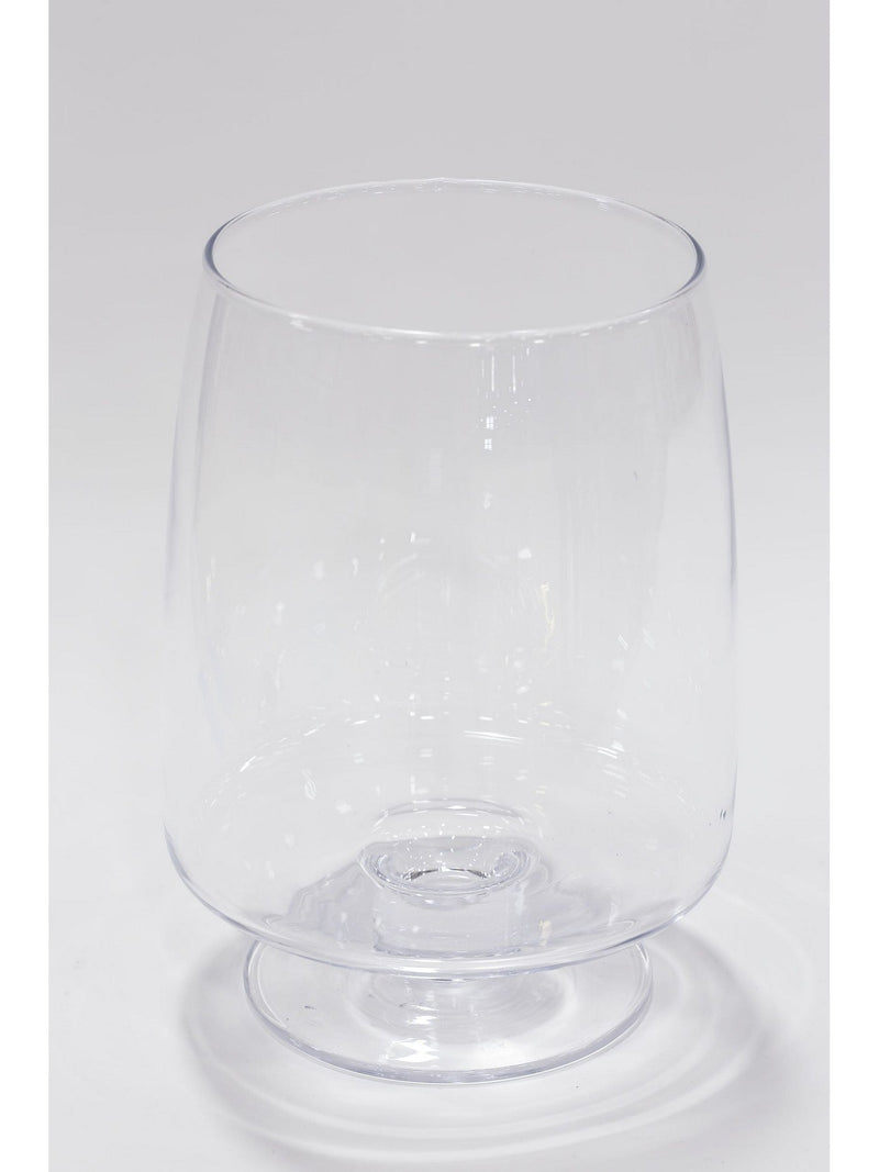 Clear Glass Stem Vase-Inspire Me! Home Decor