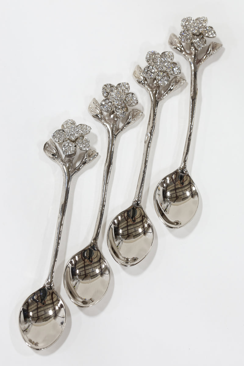 Jeweled Flower Spoon (Available in 2 Colors)-Inspire Me! Home Decor
