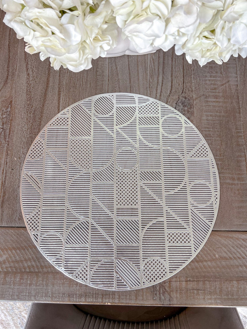 Gold Geometric Placemat