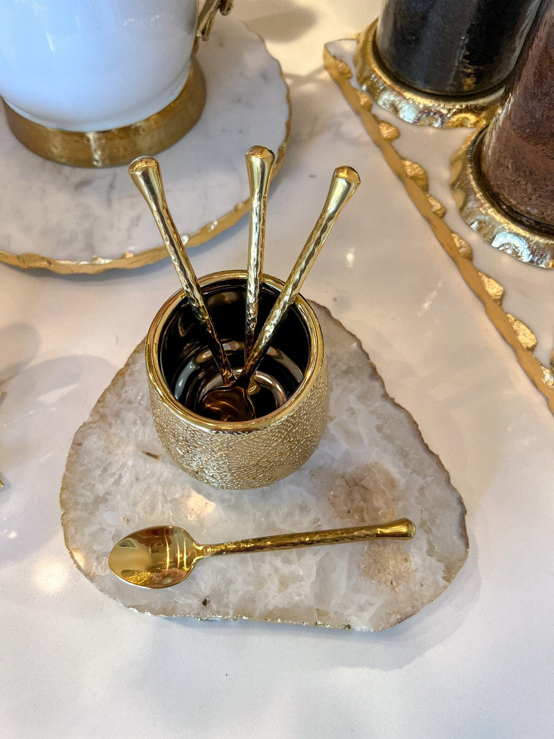 Gold Spoon Holder