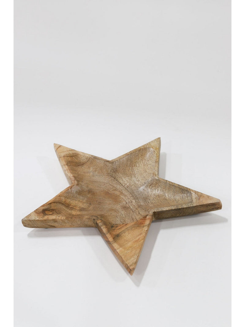 Mango Wood Star Tray-Inspire Me! Home Decor