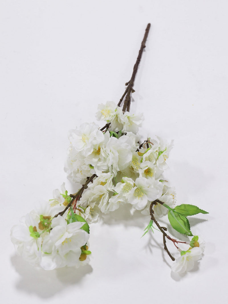 18" Tall White Cherry Blossom Stem-Inspire Me! Home Decor