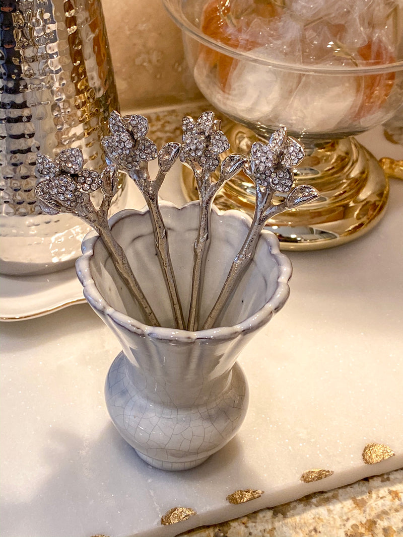 Jeweled Flower Spoon-Inspire Me! Home Decor